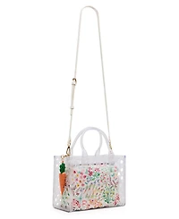 Betsey Johnson Jammin Clear Small Satchel Bag
