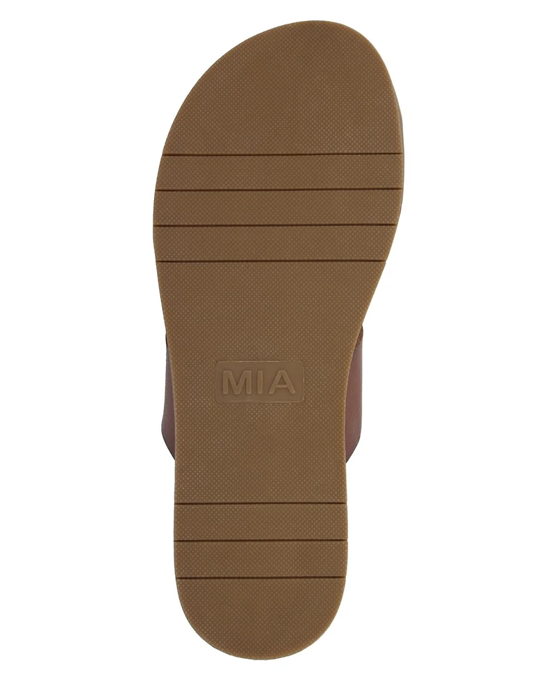 Mia Women's Yelena Wedge Slide Sandals