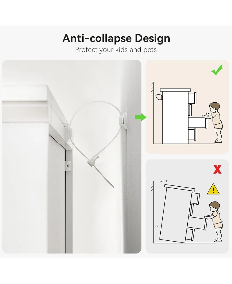 gaomon Farmhouse 5 Drawers Dresser for Bedroom, 44'' Tall Chest of Drawer