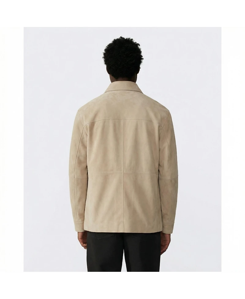 Furniq Uk Men's Suede Jacket