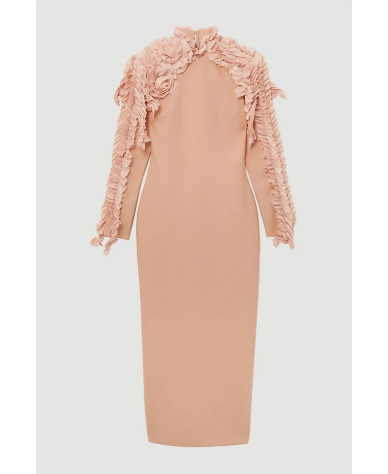 Karen Millen Women's Bandage Detail Midi Dress