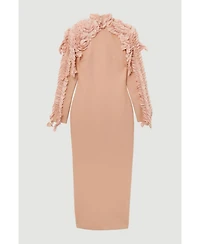 Karen Millen Women's Bandage Detail Midi Dress