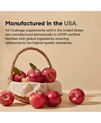 Codeage Creatine Collagen Peptides, Biotin, Magnesium, Hyaluronic Acid, Vit C, Mango Flavor, 15 oz