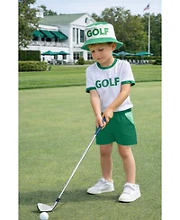 Bits & Bows Boys Little/Big Golf Bucket Hat