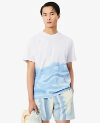 Lacoste Men's Printed Crewneck T-Shirt