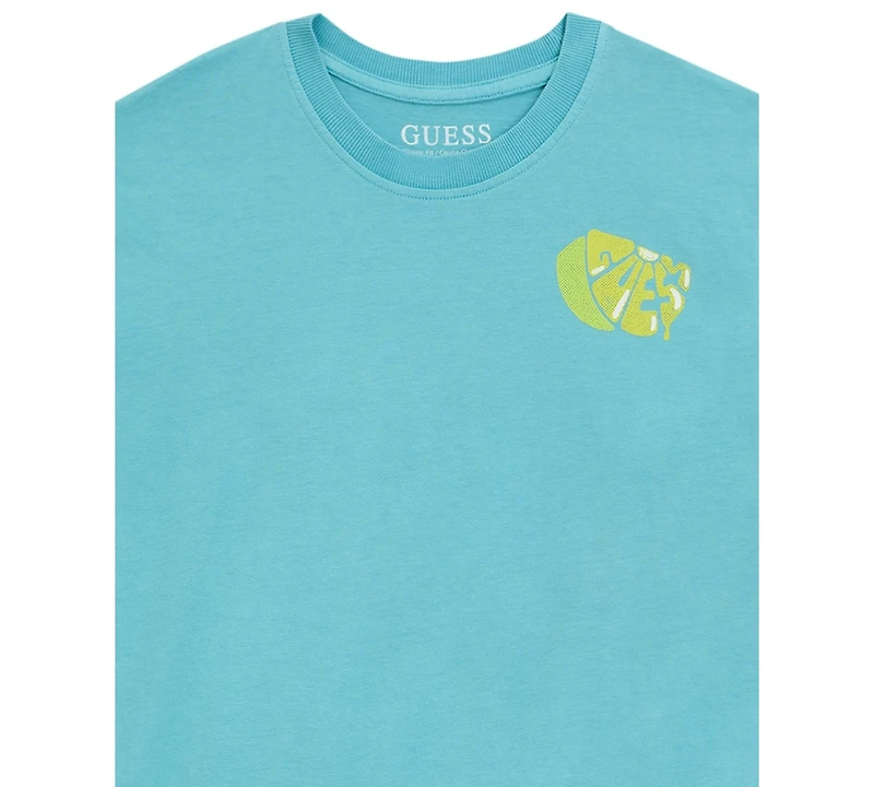 Guess Boys' 8-16 Garment Dye Oversize Short-Sleeve T-Shirt