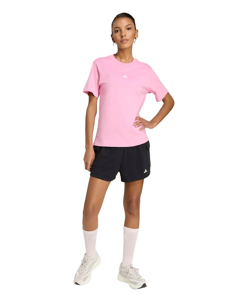 adidas Women's D4T Crewneck Short-Sleeve T-Shirt