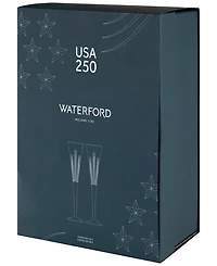 Waterford US250 Crystal Flutes, Set of 2