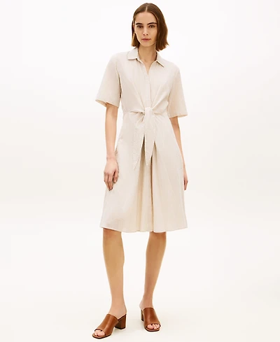 Tommy Hilfiger Women's Belted Midi Dress