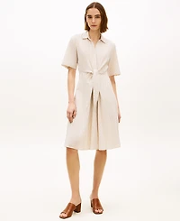 Tommy Hilfiger Women's Belted Midi Dress