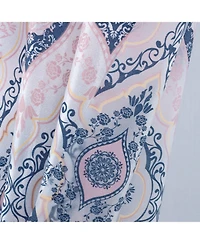 Rt Designers Collection 90 Gsm Printed Peva Glit Jaxx Shower Curtain 70" x 72" Blush