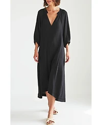 Ocean+Main Women's Gauze Dress with Pockets