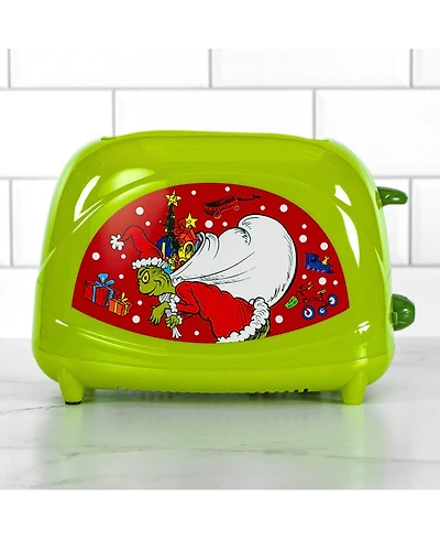 Uncanny Brands Grinch Toaster Two-Slice Toaster