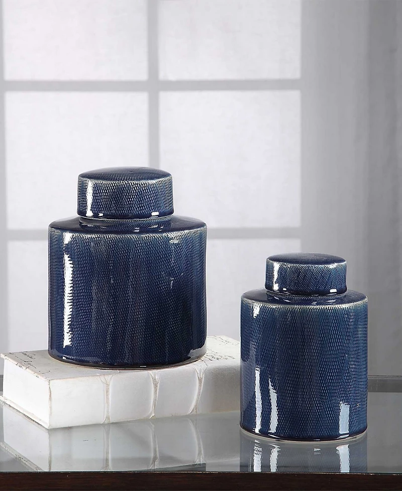 Uttermost Saniya Wide Containers, Set of 2
