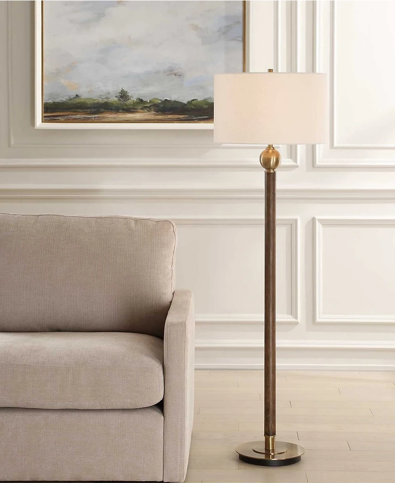 Uttermost Keros 62" Metal Floor Lamp