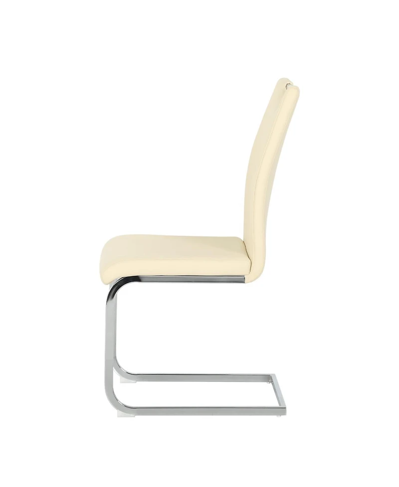 Streamdale Furniture Streamdale Modern Pu Dining Chair (Set of 4