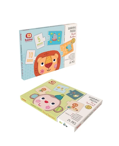 Bababoo and friends Match Numbers & Opposites Learning Puzzle Set