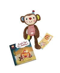Bababoo and friends Yuki Monkey Bedtime Book & Plush Set