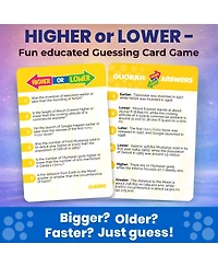 Quokka Board Game for Kids - Family Card and Adults Higher or Lower | Guess Fun Questions Easy to Learn 2 + Players