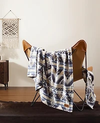 Wrangler Jesse Printed Plush Throw, 70" X 50"