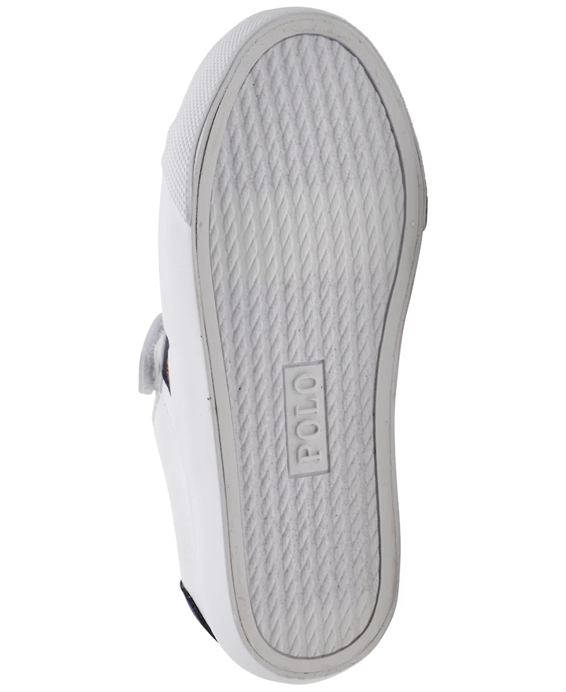 Polo Ralph Lauren Little Girls Ryley Fastening Strap Casual Sneakers from Finish Line