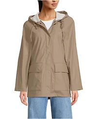 Lands' End Women's Squall A-line Slicker Raincoat