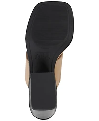 Mia Women's Fawn Block Heel Slip-On Dress Sandals