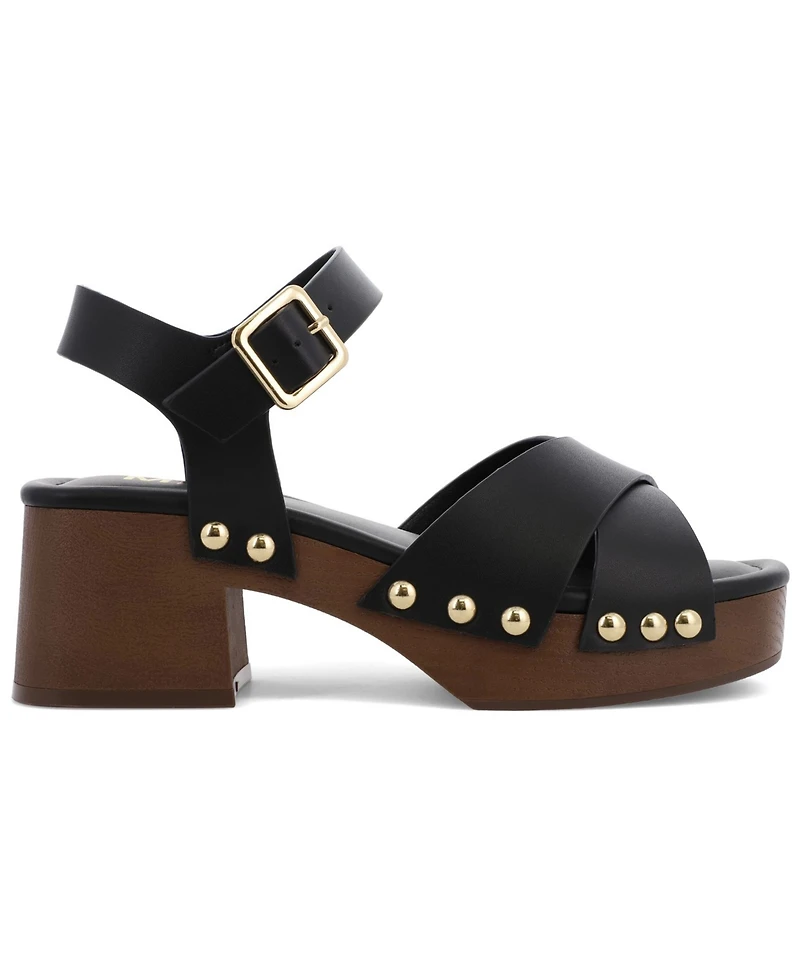 Mia Women's Finna Square-Toe Platform Dress Sandals