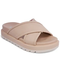 Mia Women's Teresa Crisscross Platform Slide Sandals