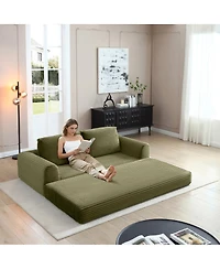 Streamdale Furniture 2-in-1 Folding Convertible Sofa Bed