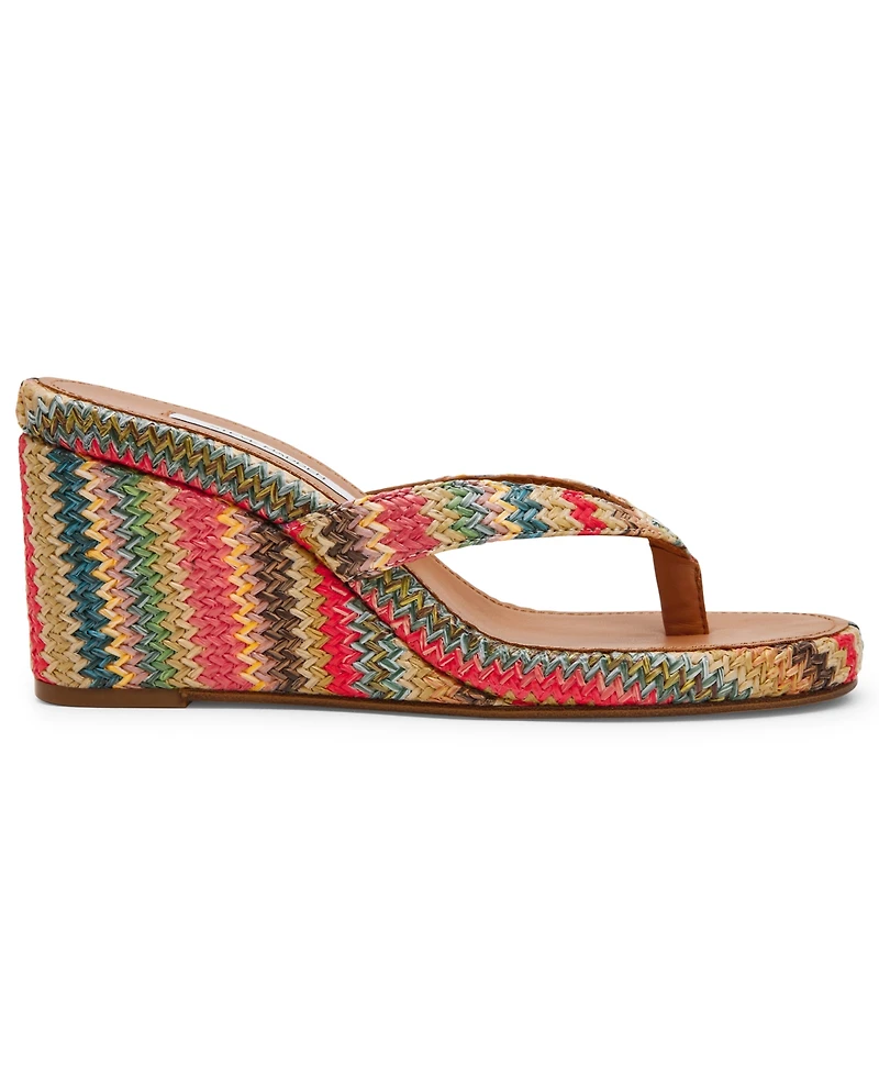 Steve Madden Women's Playing Wedge Thong Sandals