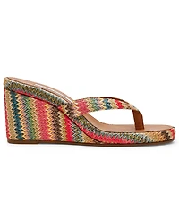 Steve Madden Women's Playing Wedge Thong Sandals