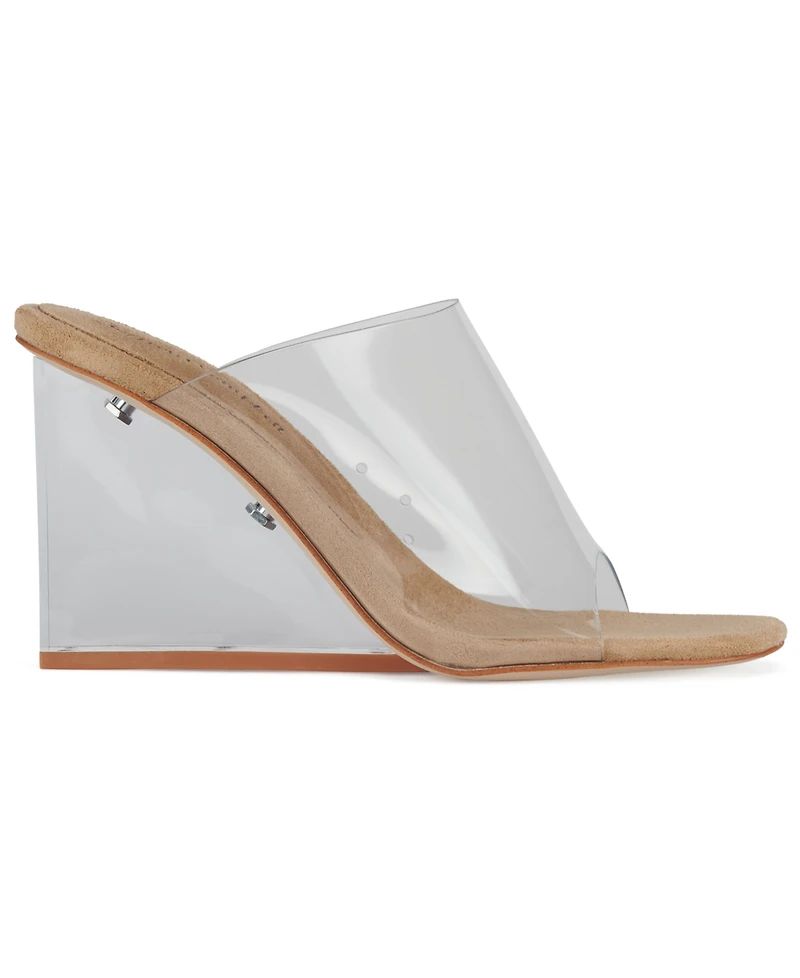 Jeffrey Campbell Women's Acetate Vinyl Wedge Heel Sandals