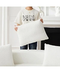 Streamdale Furniture Modular Chenille Sofa Set with 6 Pillows