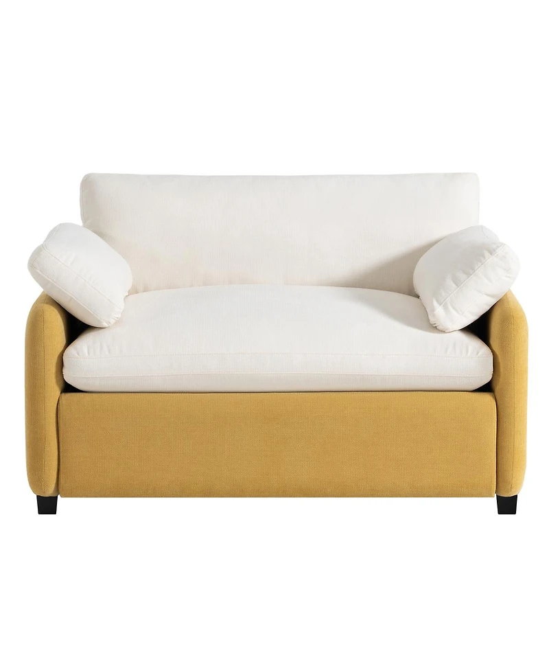 Streamdale Furniture Oversized Chenille Sofa Chair, Wide Seat Accent Chair, Modern Upholstered Armchair