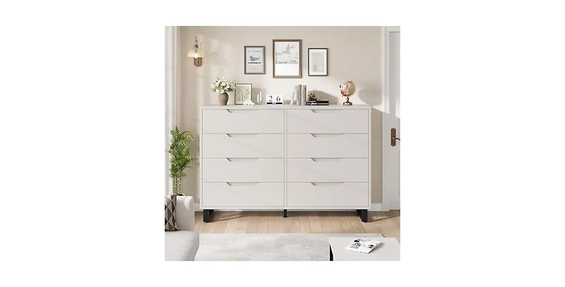 gaomon Dresser for Bedroom, Dresser, Freestanding Horizontal Drawer with Storage