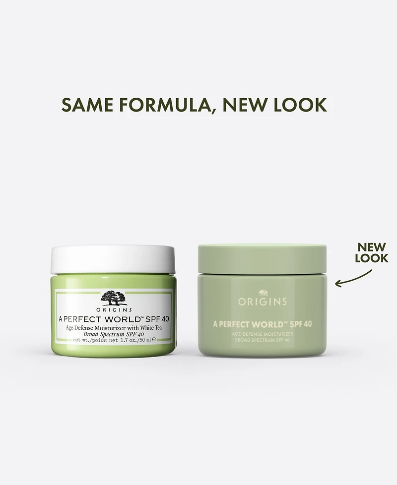 Origins A Perfect World Spf 40 Moisturizer With White Tea, 1.7 oz.