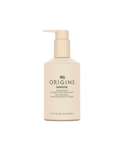 Origins Ginger Burst Savory Hand & Body Wash, 6.7 oz.