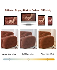 Streamdale Furniture 2-Seater Tufted Sofa, Soft Velvet, No Assembly