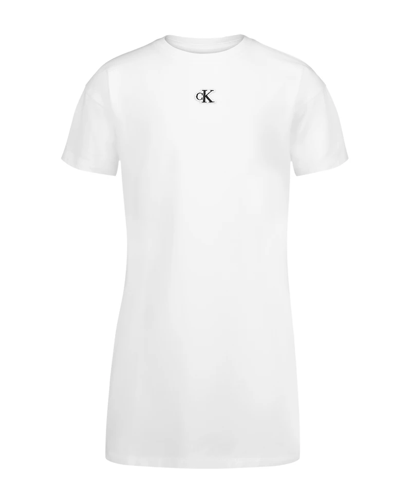 Calvin Klein Girls' 8-16 Crewneck T-Shirt Dress