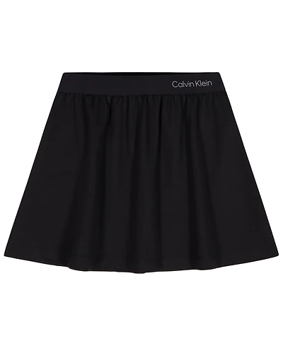 Calvin Klein Girls' 8-16 Punto Pull-On Skirt