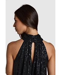 Coast Women's Halterneck Sequin Bridesmaid Maxi Dress