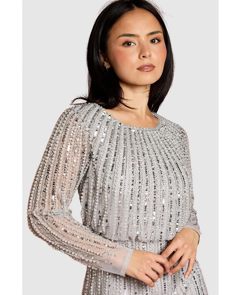 Coast Women's Party Sequin Midi Dress