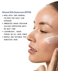 Korres Mineral Milk Fluid Sunscreen Spf 50, 1.35 oz.