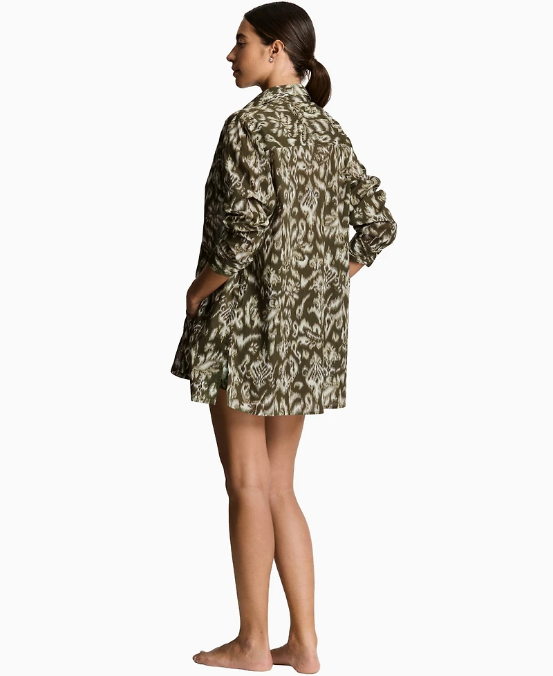 Lauren Ralph Women's Printed Shirt and Shorts, 2-Piece Set