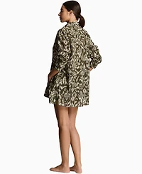 Lauren Ralph Women's Printed Shirt and Shorts, 2-Piece Set