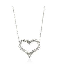 Pre-Owned Tiffany & Co Platinum Diamond Large Heart Pendant