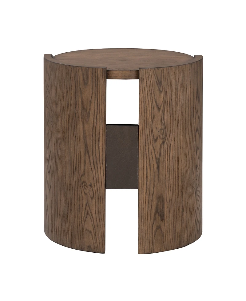 Cayden 24" Veneers Round End Table