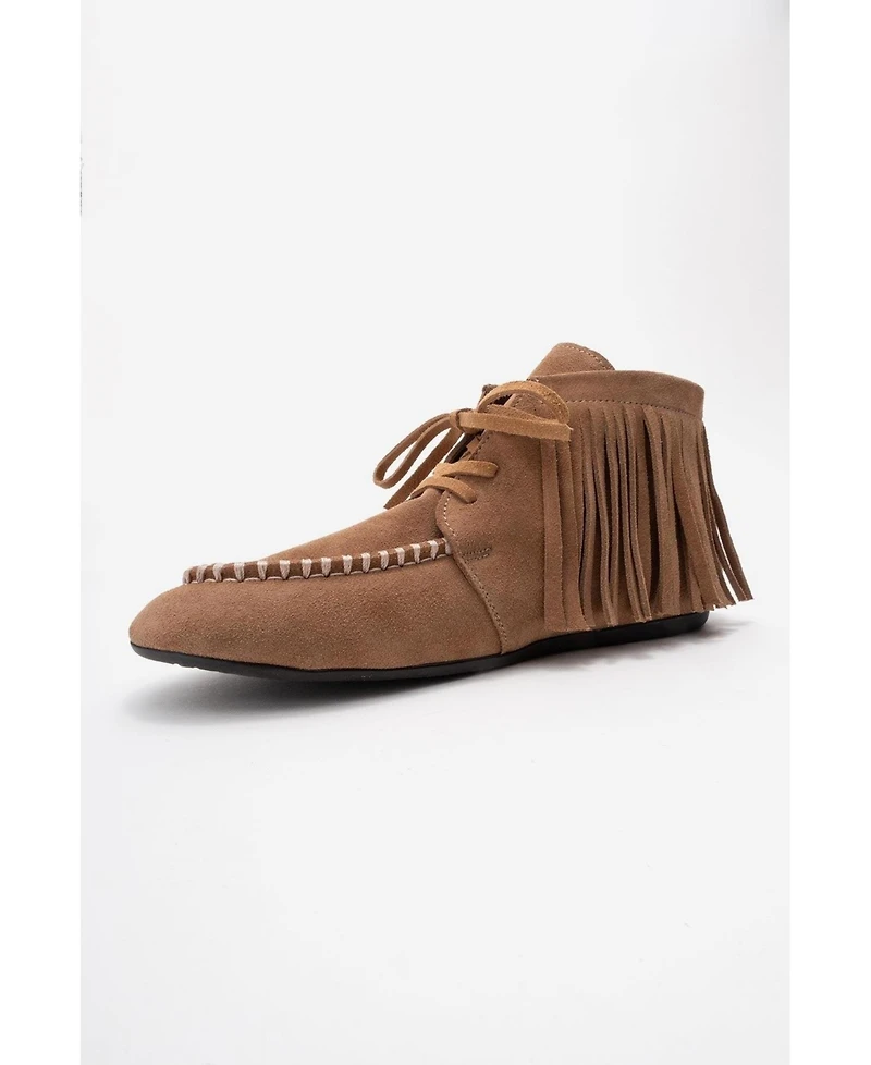 Forever & Always Shoes Women's Raux Leather Ankle Boots