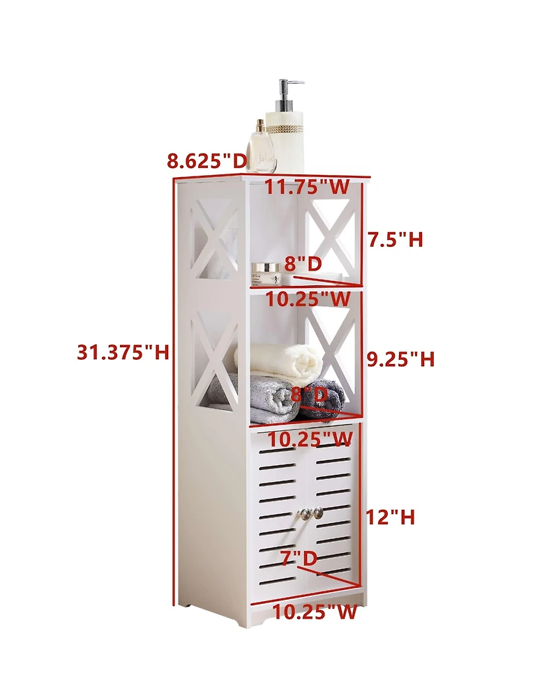 Kings Brand Furniture Bathroom Cabinet